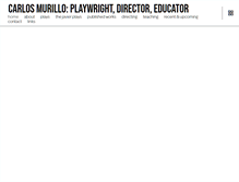Tablet Screenshot of carlosmurillo.net